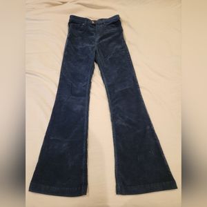 H&M Navy Blue Boot Cut Pants